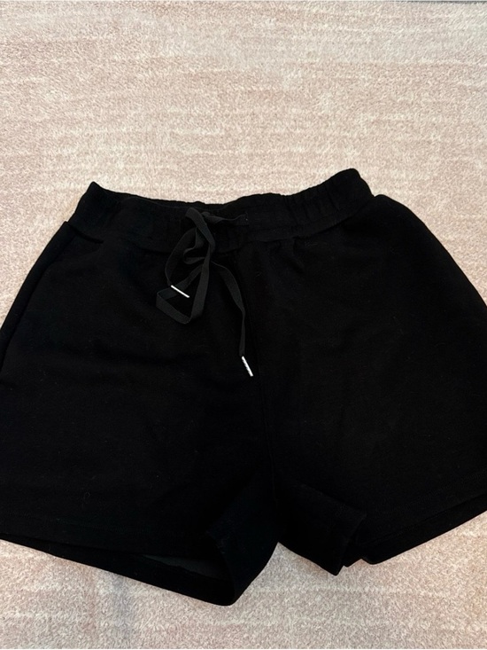 anrabess Pants - Black Women's Athletic Drawstring Shorts